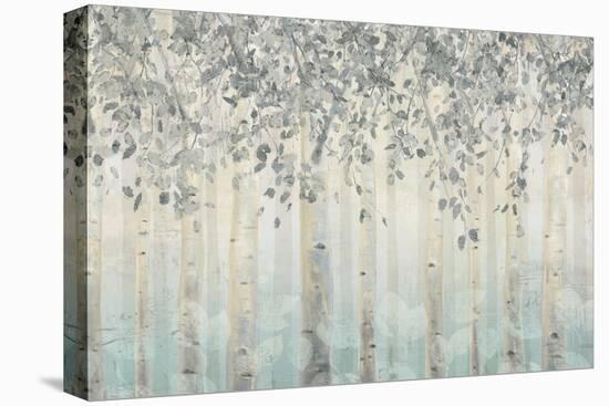 Silver and Gray Dream Forest I-James Wiens-Stretched Canvas