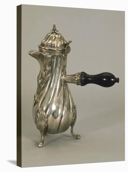 Silver Coffeepot, Side-Handled-null-Premier Image Canvas