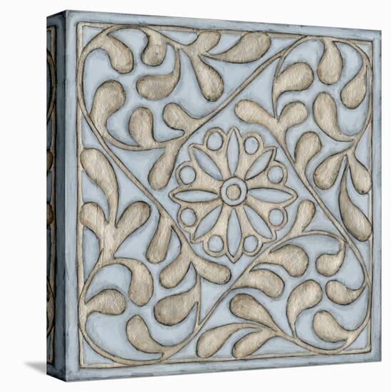 Silver Filigree VII-Megan Meagher-Stretched Canvas