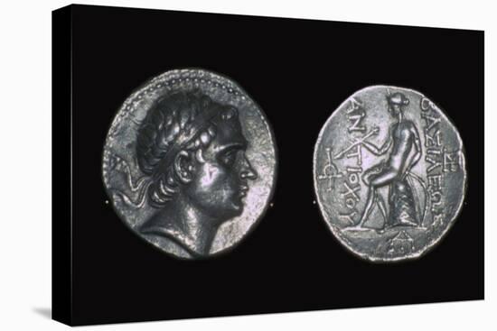 Silver four drachms of King Antiochus III. Artist: Unknown-Unknown-Premier Image Canvas