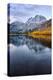 Silver Lake in Reflection in Autumn, Eastern Sierras, California-Vincent James-Premier Image Canvas