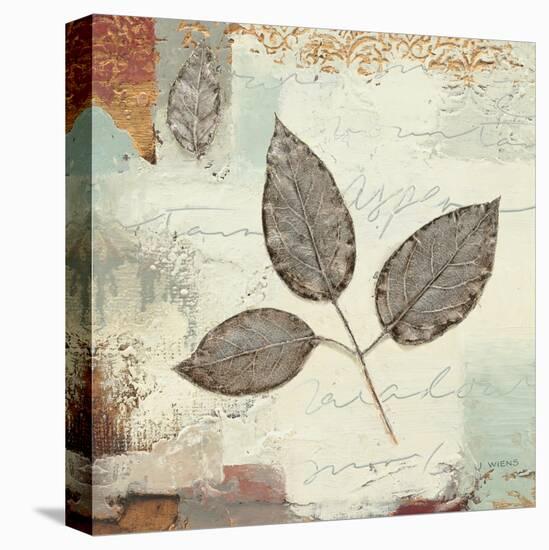 Silver Leaves II-James Wiens-Stretched Canvas