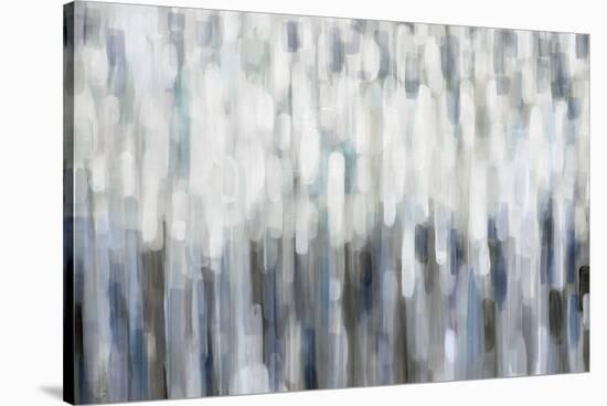 Silver Rain-Karen Lorena Parker-Stretched Canvas