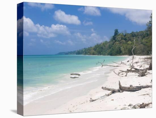 Silver Sand Beach with Turquoise Sea, Havelock Island, Andaman Islands, India, Indian Ocean, Asia-Michael Runkel-Premier Image Canvas