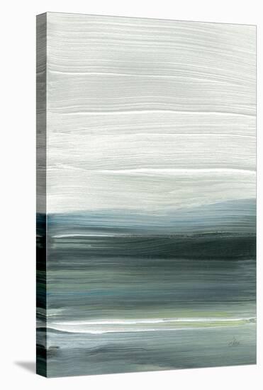 Silver Silence: Opal Sky-Joan Davis-Stretched Canvas