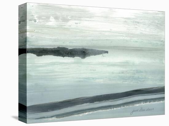 Silver Silence: Sounds of Line-Joan Davis-Stretched Canvas
