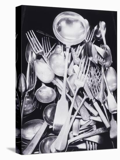 Silver Spoons and Forks-Graeme Harris-Premier Image Canvas
