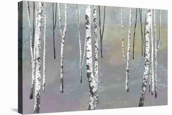 Silver Trees II-Tania Bello-Stretched Canvas