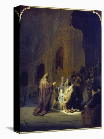 Simeon in the Temple, 1631-Rembrandt van Rijn-Premier Image Canvas