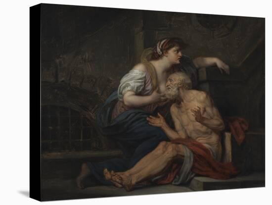 Simon and Pero, Roman Charity, c.1767-Jean Baptiste Greuze-Premier Image Canvas