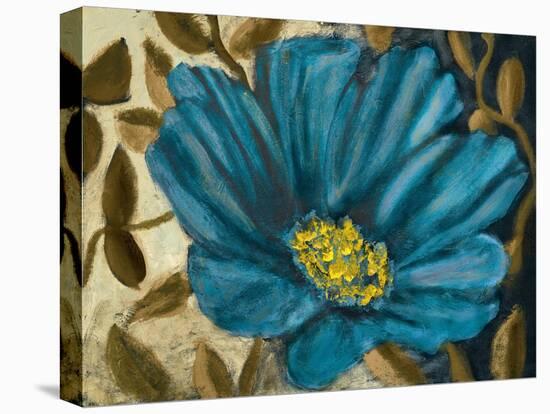 Simple Blue Garden II-Walt Johnson-Stretched Canvas