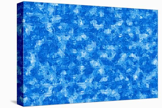 Simple Glass Tile Blue Background-Veneratio-Premier Image Canvas