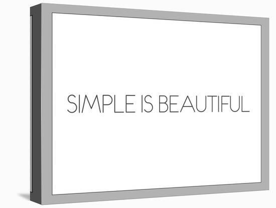 Simple Is Beautiful-null-Stretched Canvas