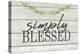 Simply Blessed-Kimberly Allen-Stretched Canvas