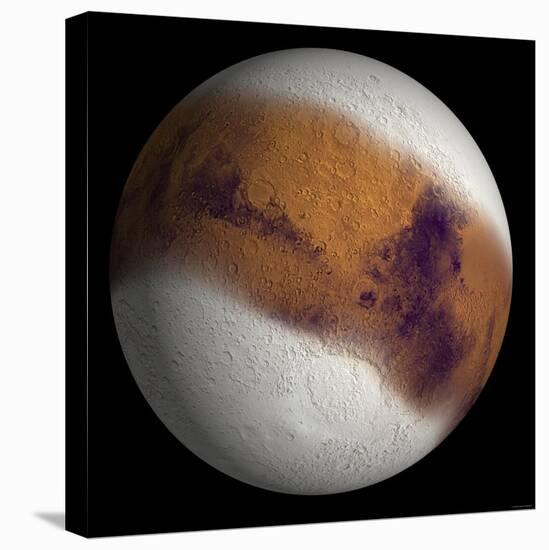 Simulated View of Mars-Stocktrek Images-Premier Image Canvas