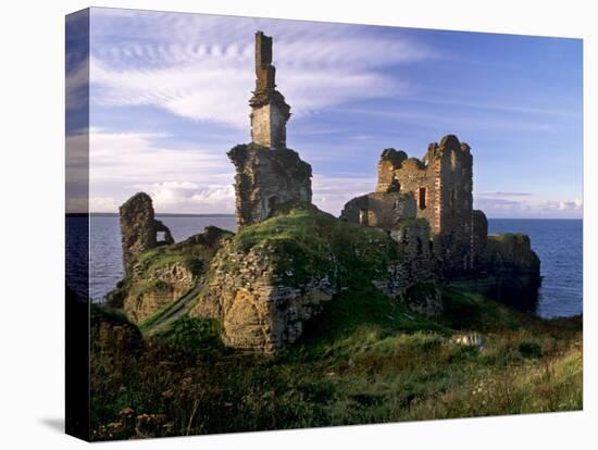 Sinclair Castle Near Wick, Caithness, Scotland, United Kingdom, Europe-Patrick Dieudonne-Premier Image Canvas