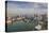 Singapore, Elevated City Skyline Above Marina Reservoir, Morning-Walter Bibikow-Premier Image Canvas