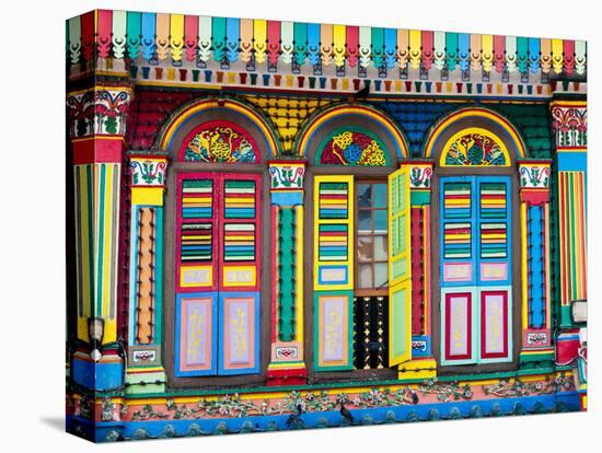 Singapore, Little India, Colourful Heritage Villa, Once the Residence of Tan Teng Niah-Gavin Hellier-Premier Image Canvas