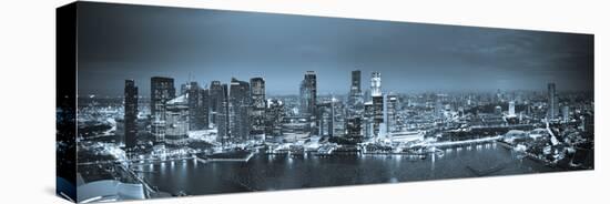 Singapore, Singapore Aerial View of Singapore Skyline-Michele Falzone-Premier Image Canvas