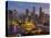 Singapore, Singapore Skyline Financial District Illuminated at Dusk, Asia-Gavin Hellier-Premier Image Canvas