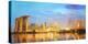 Singapore Skyline and View of Skyscrapers on Marina Bay-Hanna Slavinska-Premier Image Canvas