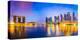 Singapore Skyline at the Bay-Sean Pavone-Premier Image Canvas