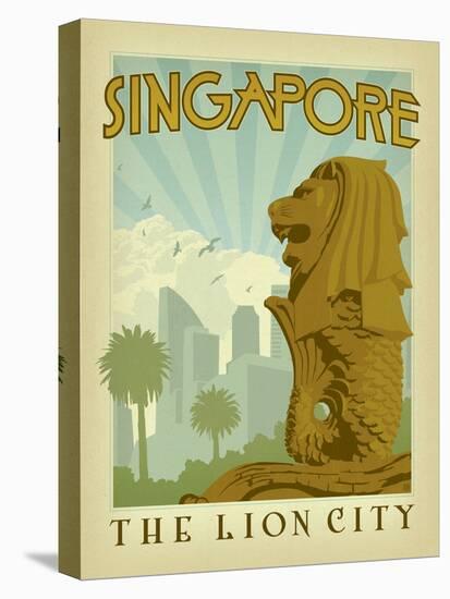 Singapore: The Lion City-Anderson Design Group-Stretched Canvas