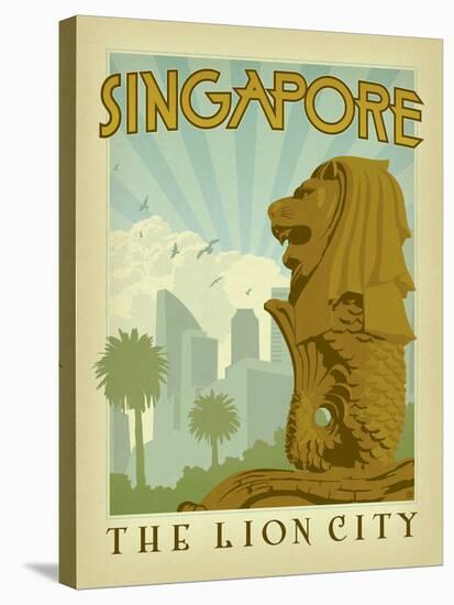 Singapore: The Lion City-Anderson Design Group-Stretched Canvas