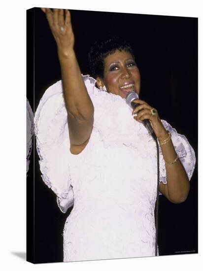 Singer Aretha Franklin Performing-David Mcgough-Premier Image Canvas