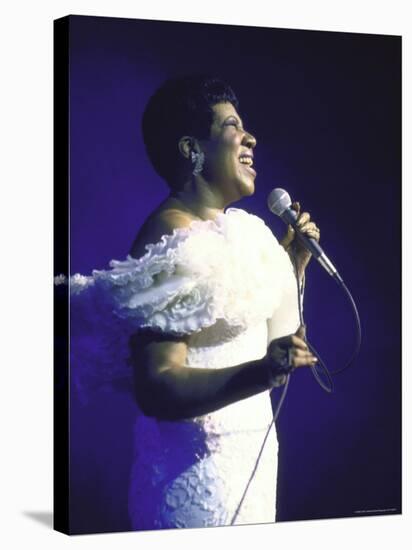 Singer Aretha Franklin Performing-David Mcgough-Premier Image Canvas