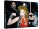 Singer Cyndi Lauper Flexing Her Muscles-Ann Clifford-Premier Image Canvas