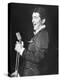 Singer Dean Martin Performing at the Sands Hotel-Allan Grant-Premier Image Canvas