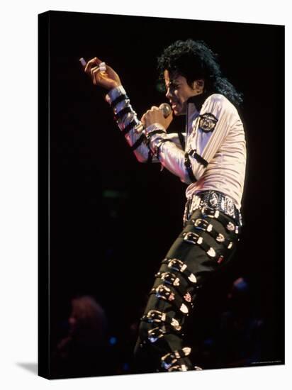 Singer Michael Jackson Performing-David Mcgough-Premier Image Canvas