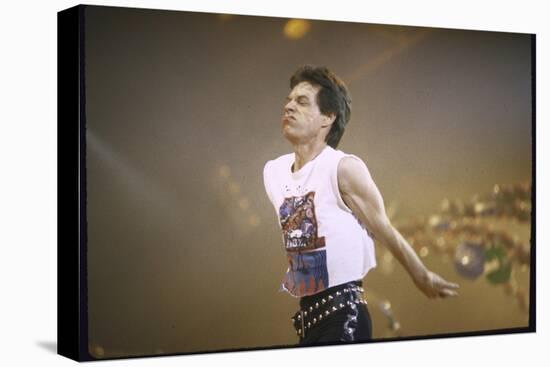 Singer Mick Jagger of the Rock Band the Rolling Stones Performing-David Mcgough-Premier Image Canvas