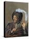 Singing Boy with a Flute-Frans Hals-Premier Image Canvas