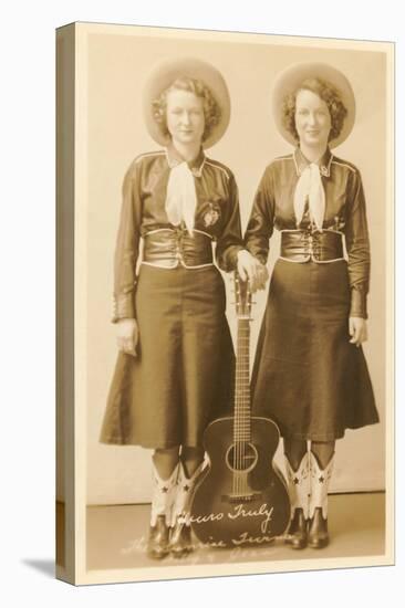 Singing Cowgirls-null-Stretched Canvas