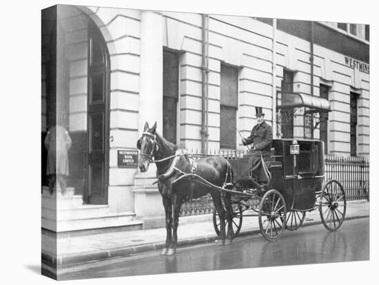 Single-Horsed Carriage (B/W Photo)-English Photographer-Premier Image Canvas