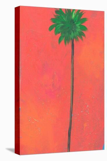 Single Palm Looking for Love-Jan Weiss-Stretched Canvas
