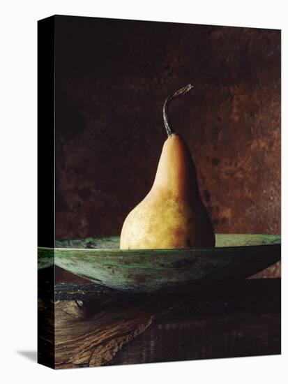 Single Pear in Bowl-David Jay Zimmerman-Premier Image Canvas