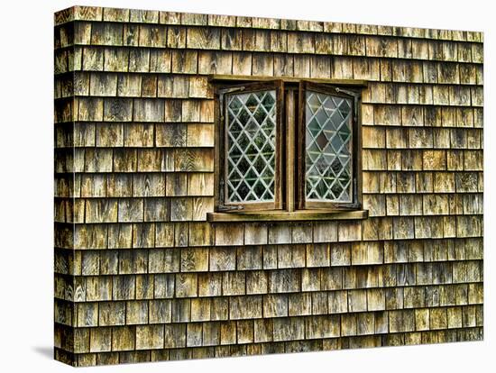 Single Window with Shingled Walls, Nantucket, Massachusetts.-Sabine Jacobs-Premier Image Canvas