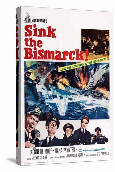 Sink the Bismarck!-null-Stretched Canvas