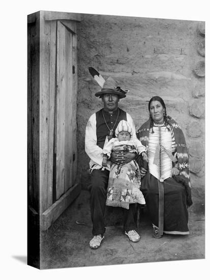 Sioux Family, C1908-Edward S. Curtis-Premier Image Canvas