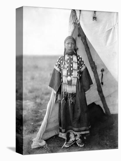 Sioux Girl, C1905-Edward S^ Curtis-Premier Image Canvas