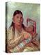 Sioux Mother and Baby, c.1830-George Catlin-Premier Image Canvas