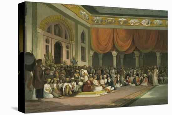 Sir Charles Warre Malet, Concluding a Treaty in 1790 in Durbar with the Peshwa-Thomas Daniell-Premier Image Canvas