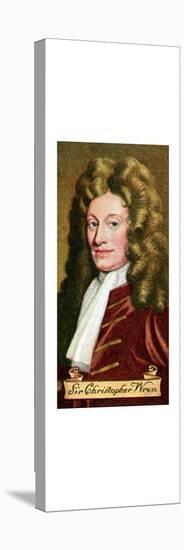 Sir Christopher Wren, taken from a series of cigarette cards, 1935. Artist: Unknown-Unknown-Premier Image Canvas