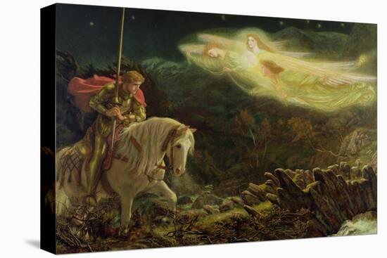 Sir Galahad - the Quest of the Holy Grail, 1870-Arthur Hughes-Premier Image Canvas