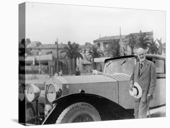 Sir Henry Royce, with Rolls-Royce Car-null-Premier Image Canvas