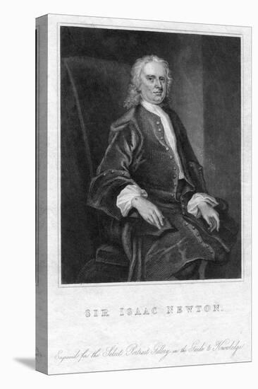 Sir Isaac Newton, English Mathematician, Astronomer and Physicist-null-Premier Image Canvas
