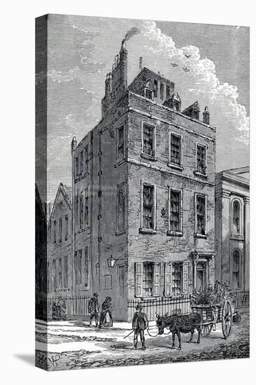 Sir Isaac Newton's House on the Corner of Orange and St Martin's Streets, London, C1880-null-Premier Image Canvas